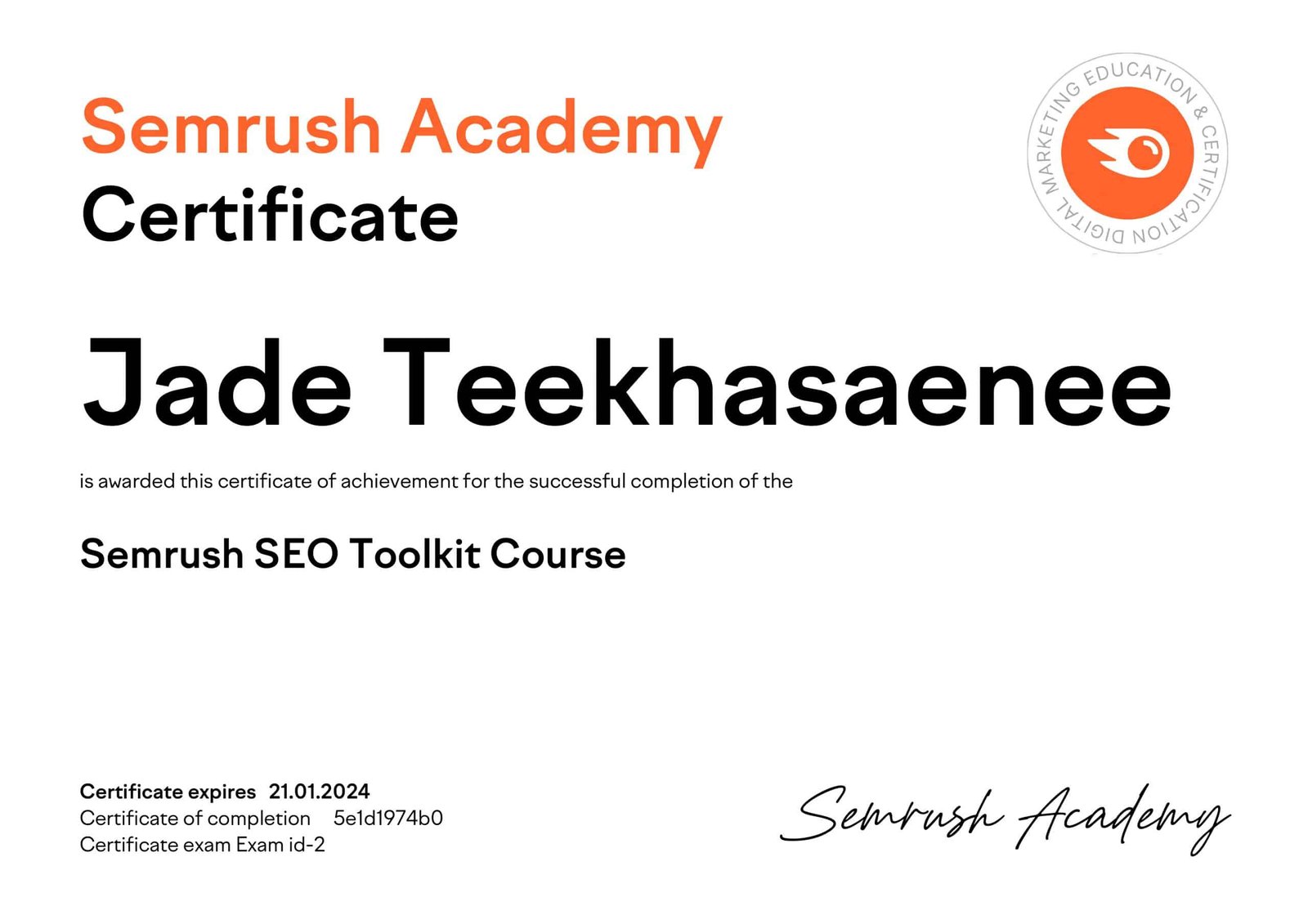 Semrush SEO Toolkit Course scaled 3